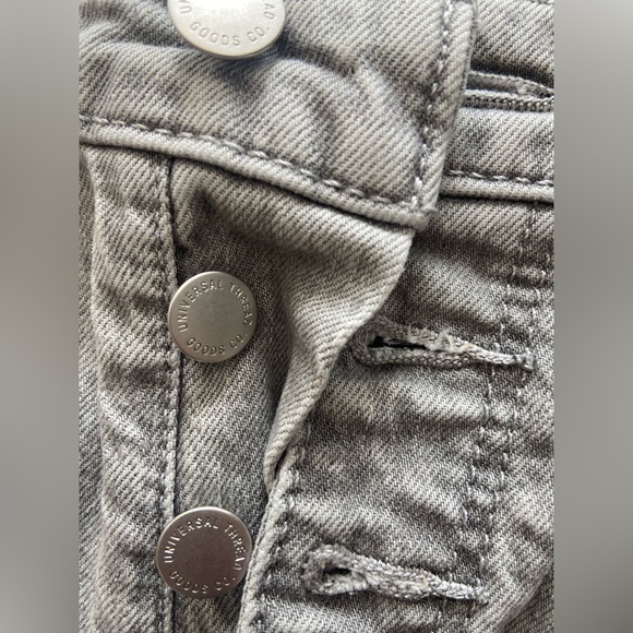 Gray white washed jeans shorts 26/2 regular - Picture 2 of 4